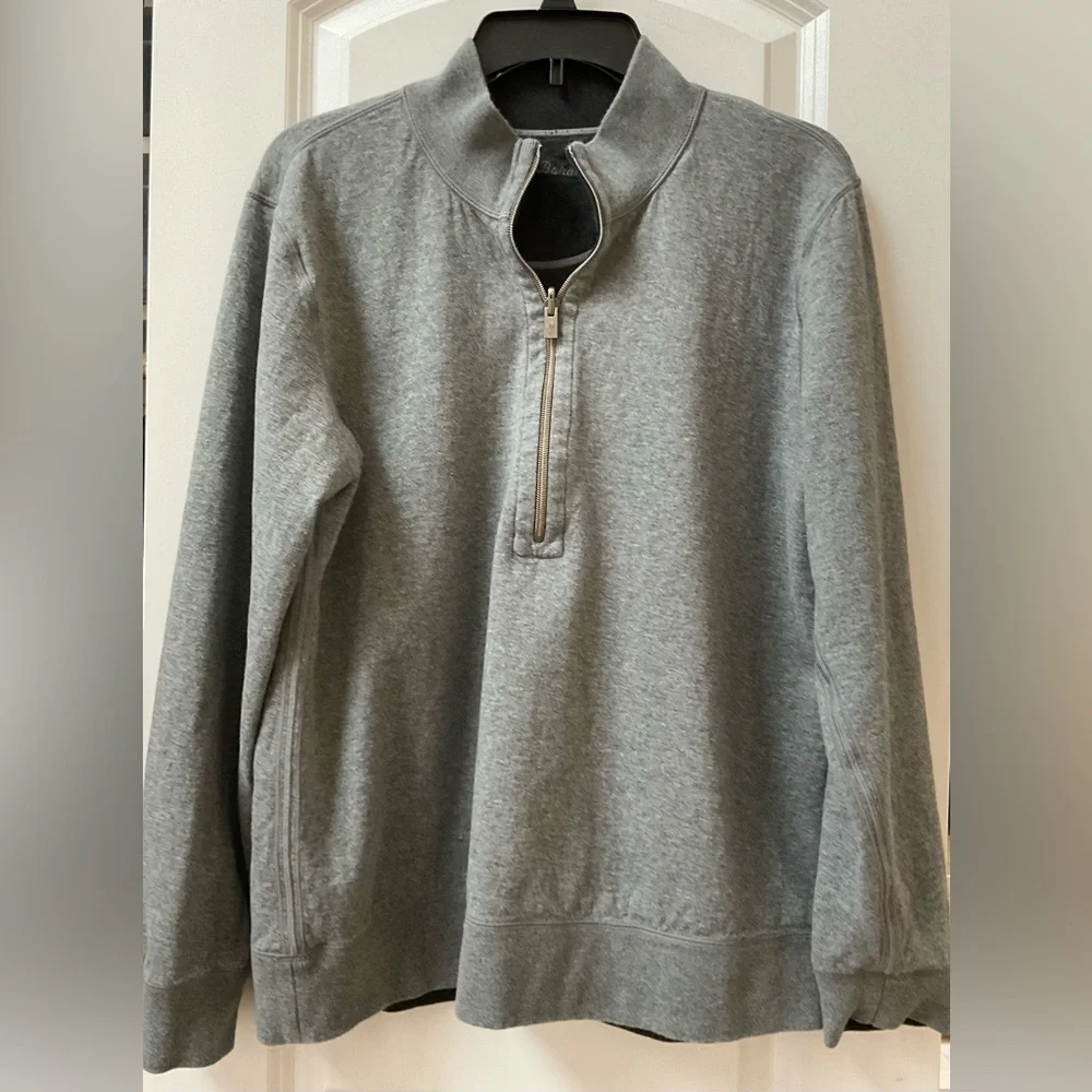 Tommy Bahama Men’s Reversible 1/2 Zip - Picture 3 of 7